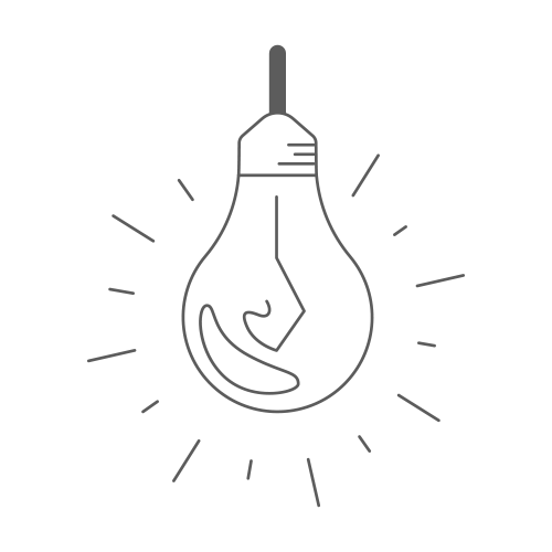 Icon of light bulb