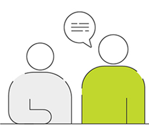 Illustration of addiction management coaching