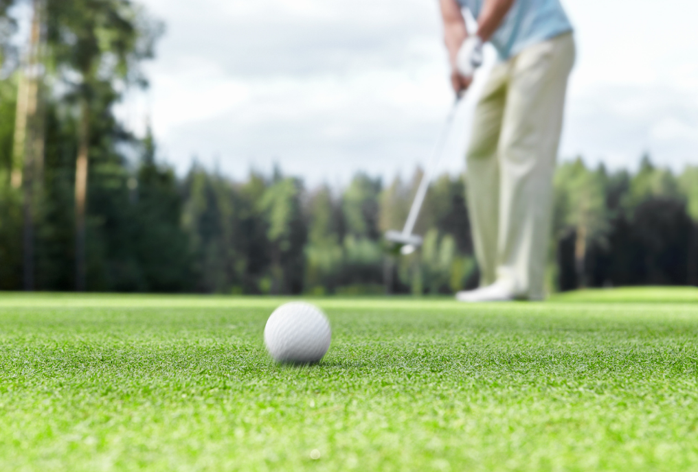 Photo of golfer