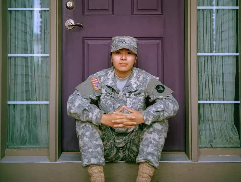 Photo of woman in uniform