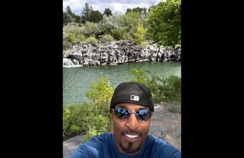 Photo of Michael in nature